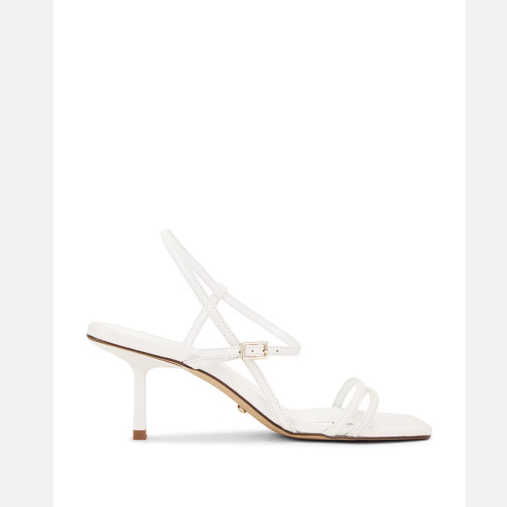 RAYE Elegant White Strappy Sandals